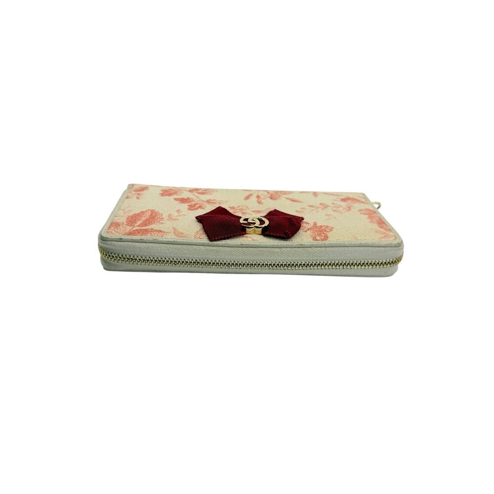 Gucci Canvas Herbarium Print Long Zippered Wallet - Picture 5 of 8